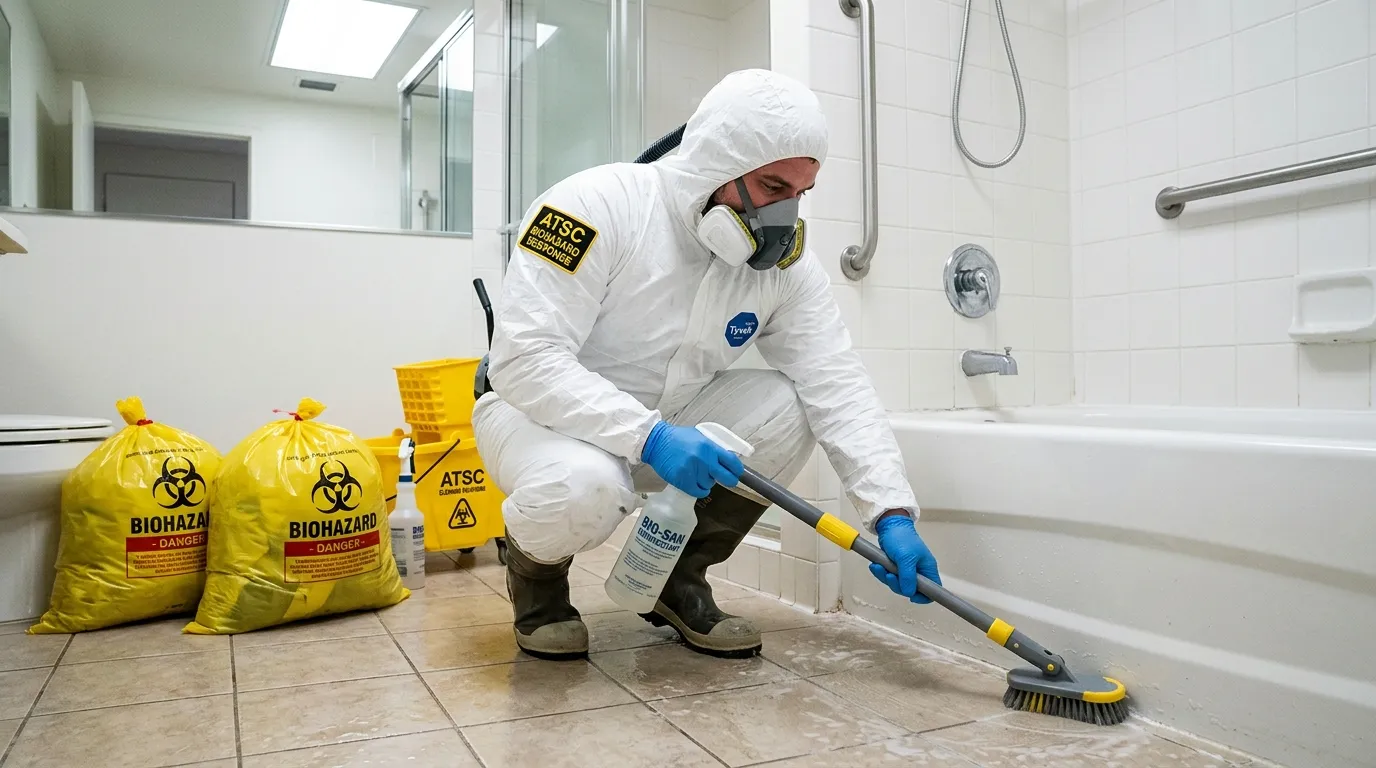 Decontamination equipment deployed for Blood Cleanup in Creve Coeur